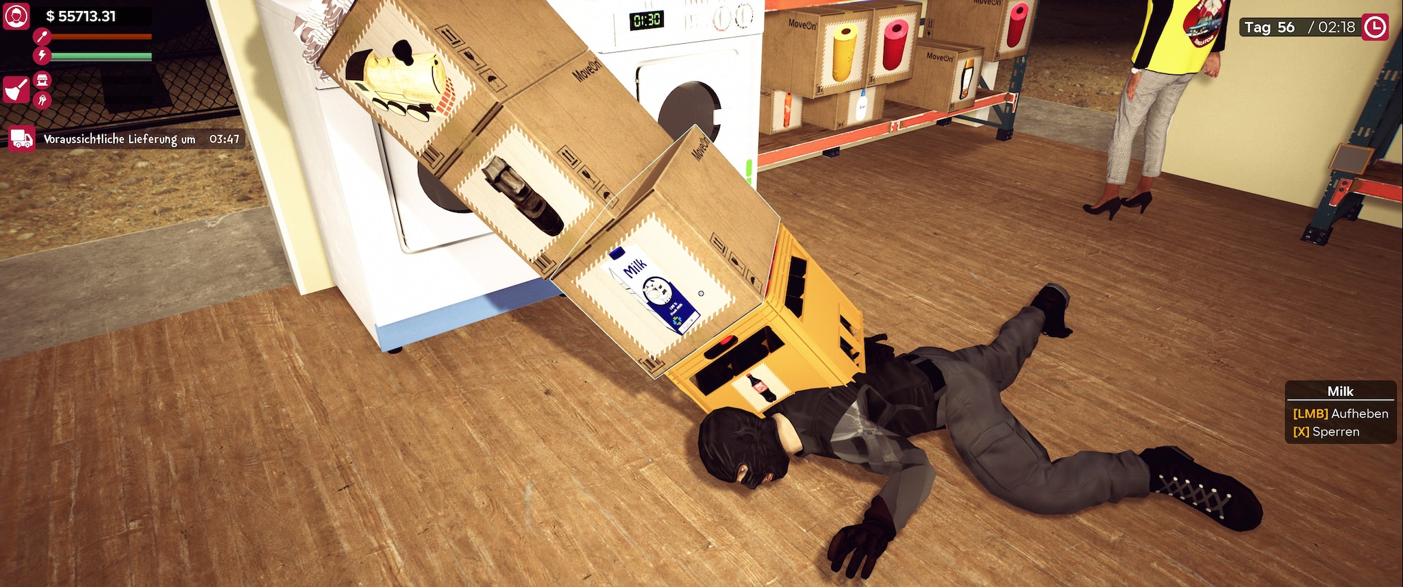 Warehouse management - handling deliveries and inventory